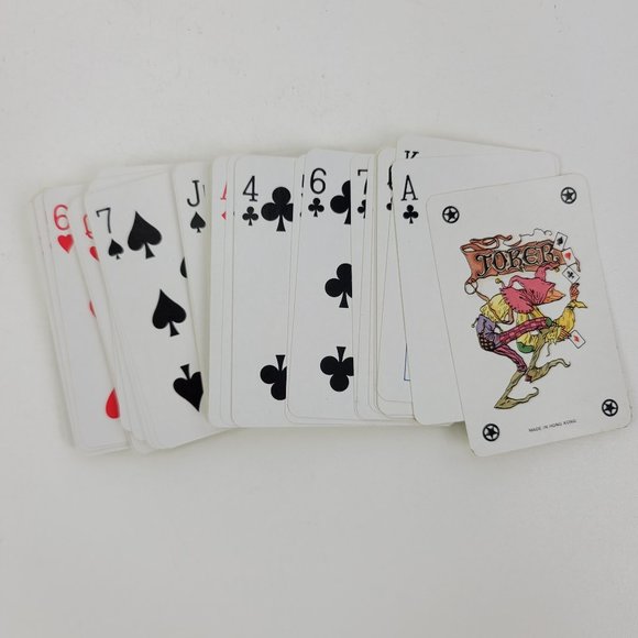 Vtg HK Florida Sunset Beach Ocean Scene Playing Cards Deck Standard 52 + Jokers - Picture 2 of 5